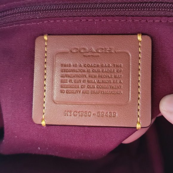 Coach Campus Backpack Signature Canvas Star Applique and Snakeskin Detail 69439 - Picture 8 of 8